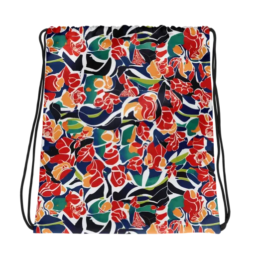 Midnight Garden on a Drawstring Bag