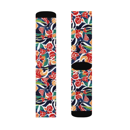 Midnight Garden on a Socks