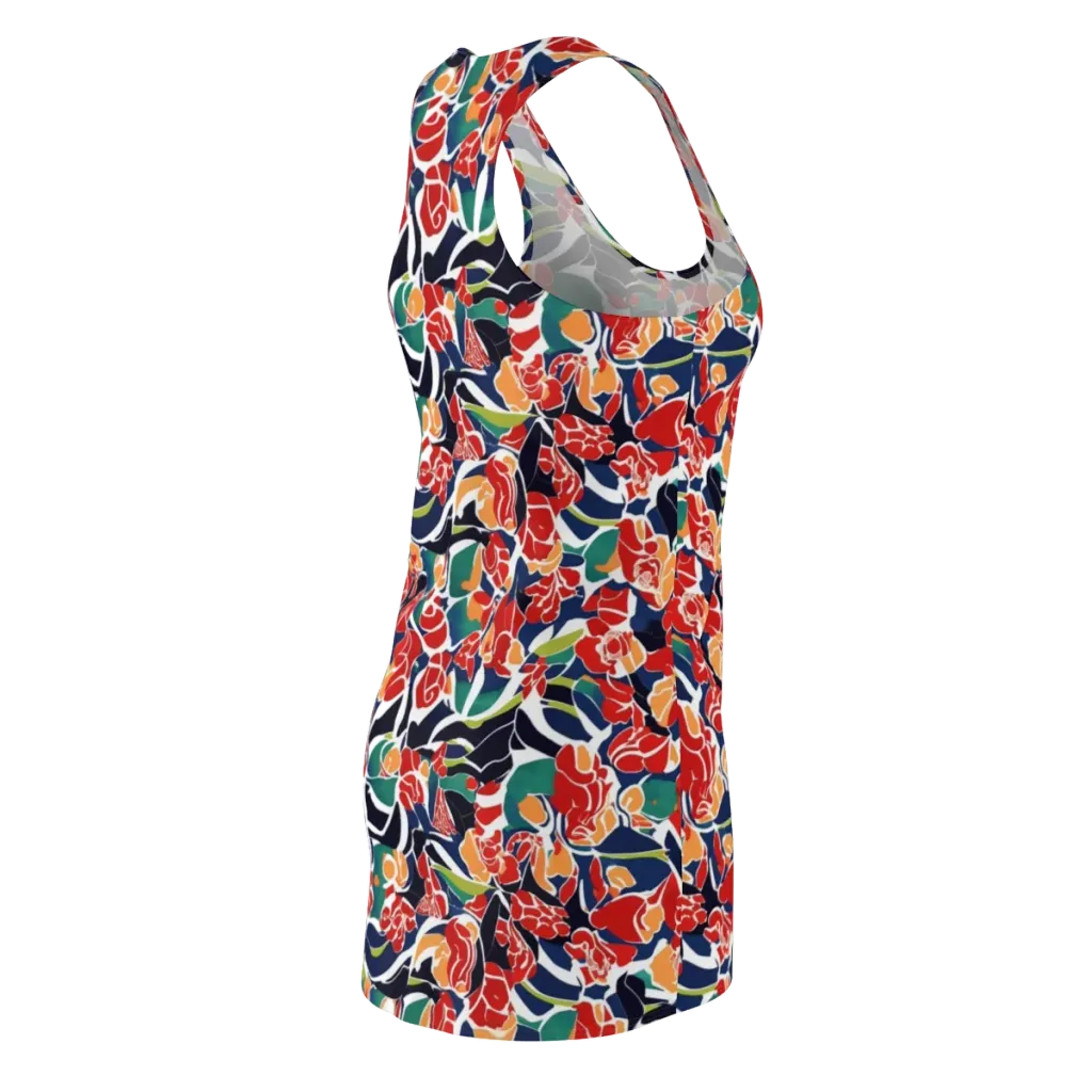 Midnight Garden on Racerback Dress — Back Side
