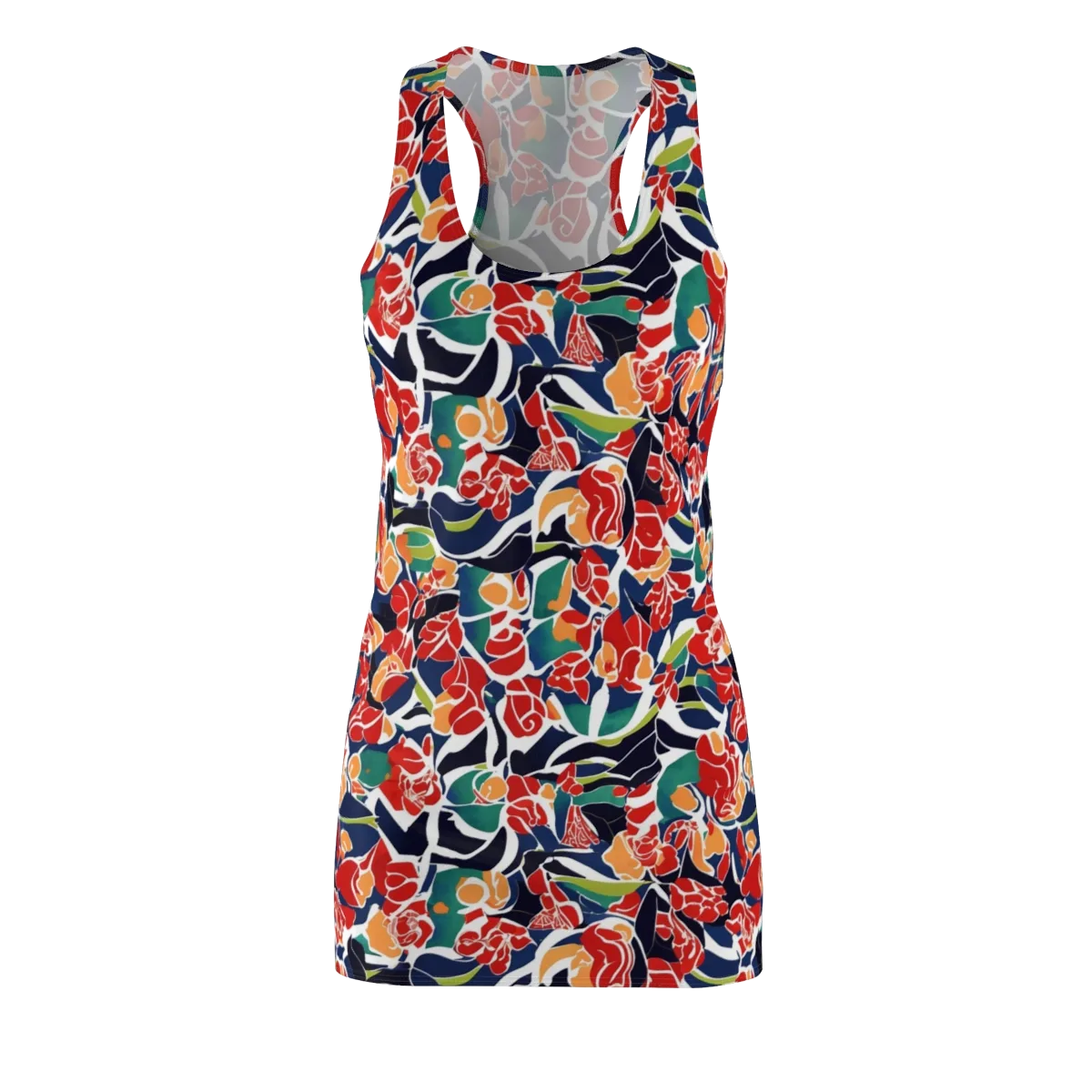 Midnight Garden on Racerback Dress — Front