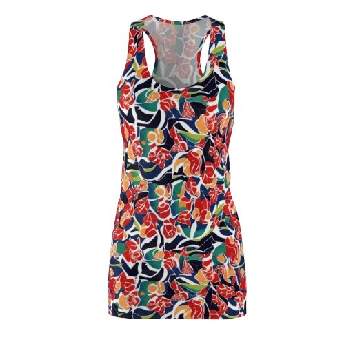 Midnight Garden on a Racerback Dress