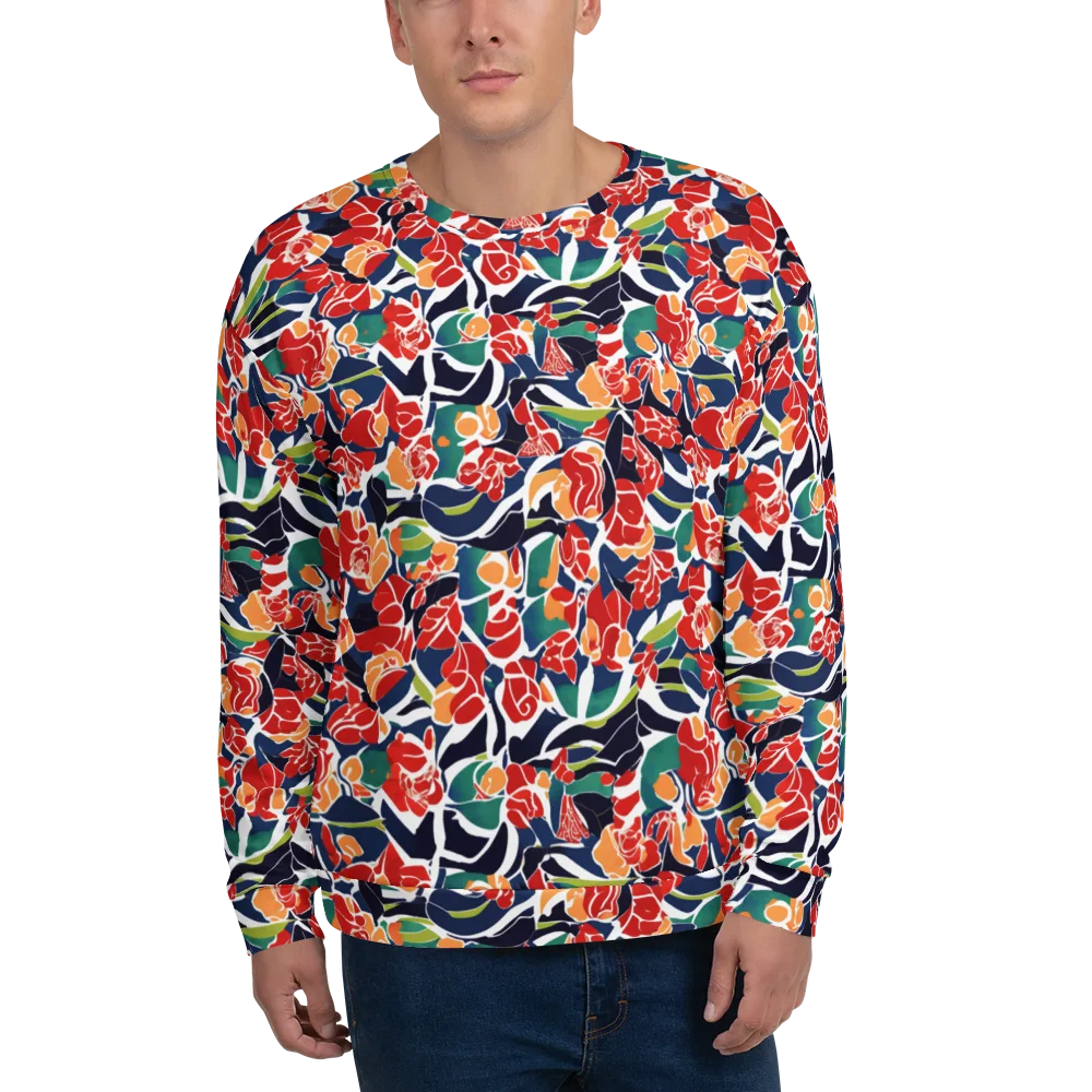 Midnight Garden on Sweatshirt — Front