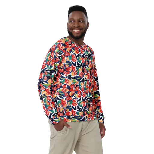 Midnight Garden on a Sweatshirt