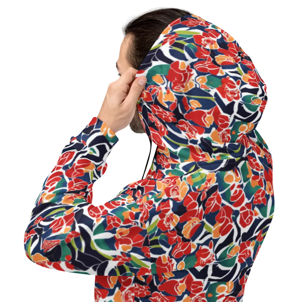 Midnight Garden on Hoodie — Back