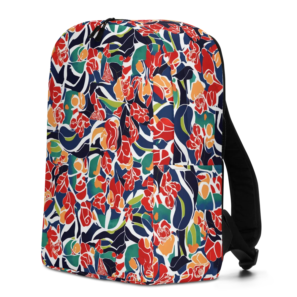 Midnight Garden on Minimalist Backpack — Left