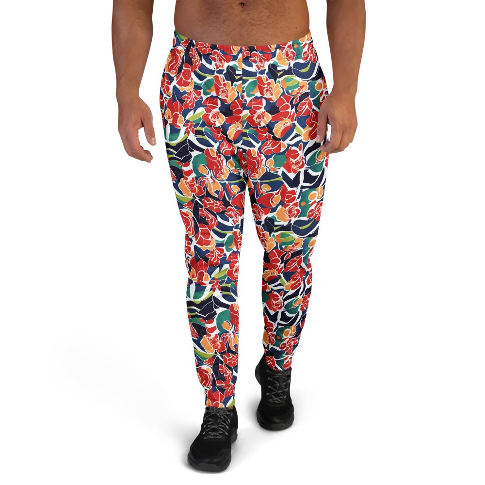 Midnight Garden on Men's Joggers — Front