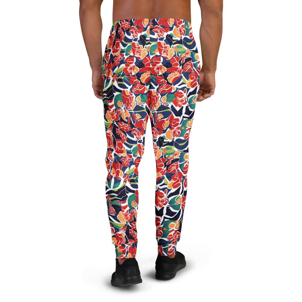 Midnight Garden on Men's Joggers — Back
