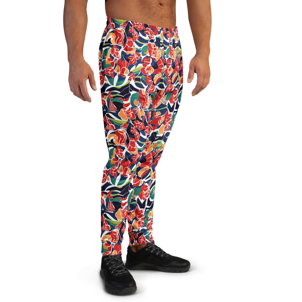Midnight Garden on Men's Joggers — Right