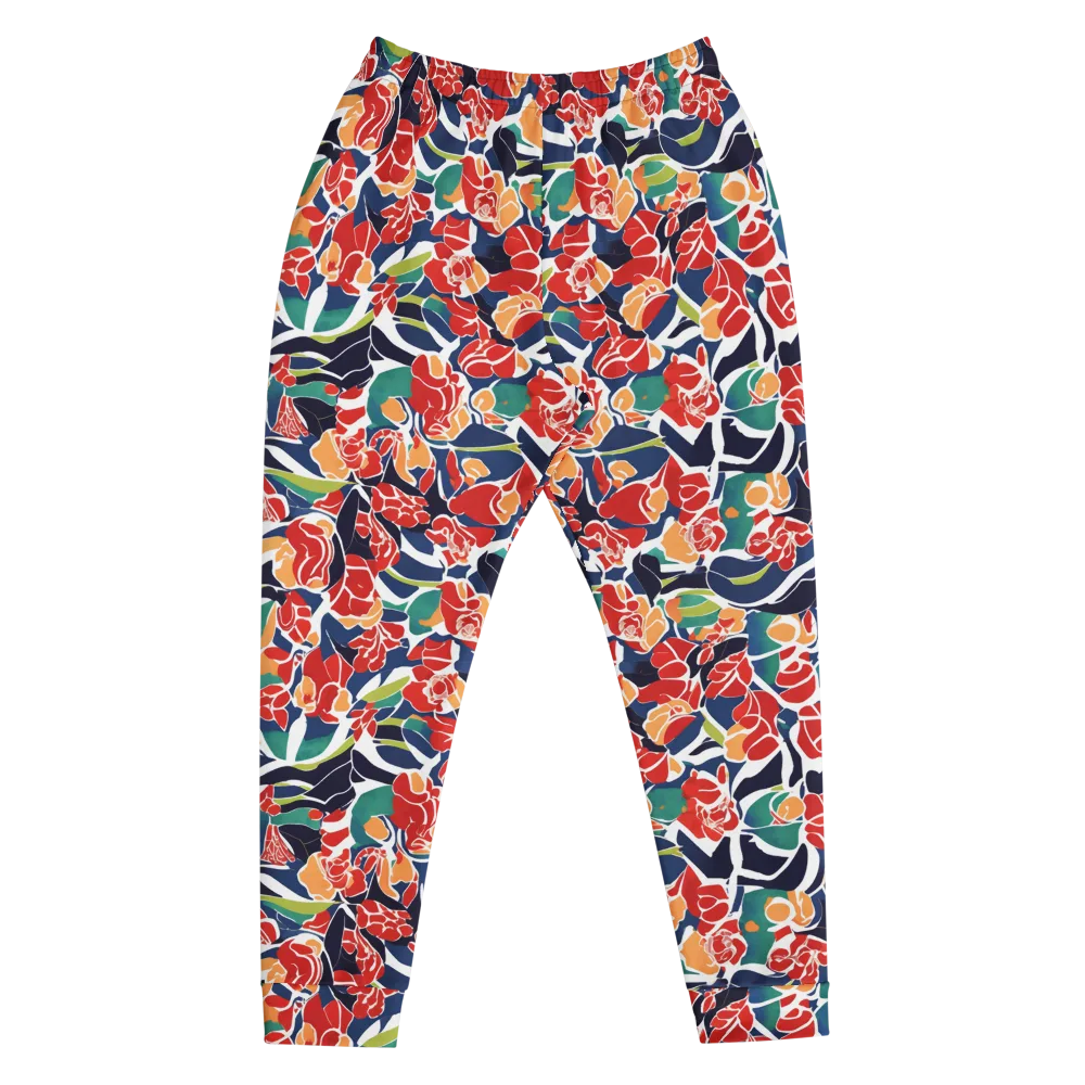 Midnight Garden on Men's Joggers — Front