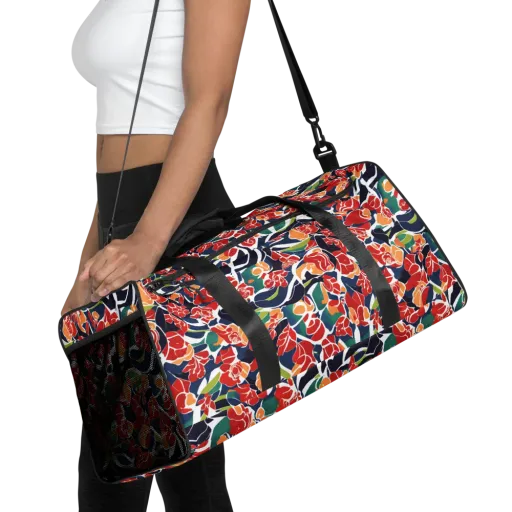 Midnight Garden on a Duffle Bag