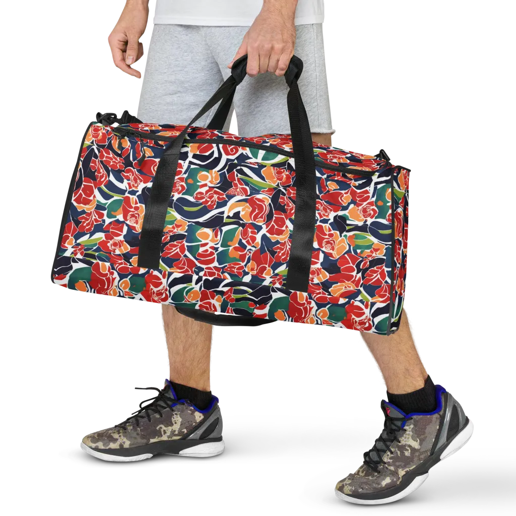 Midnight Garden on Duffle Bag — Front