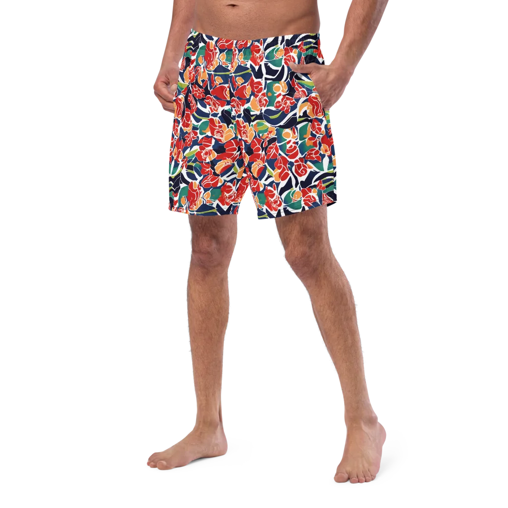 Midnight Garden on Swim Trunks — Left Front