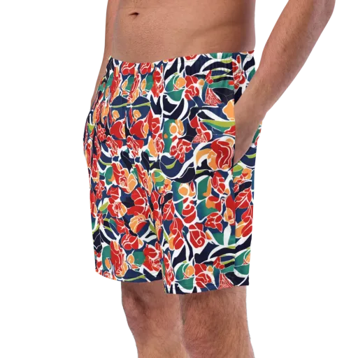 Midnight Garden on a Swim Trunks