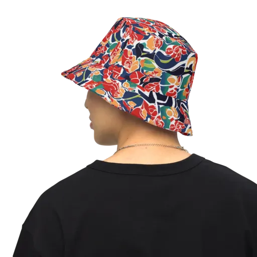 Midnight Garden on a Reversible Bucket Hat