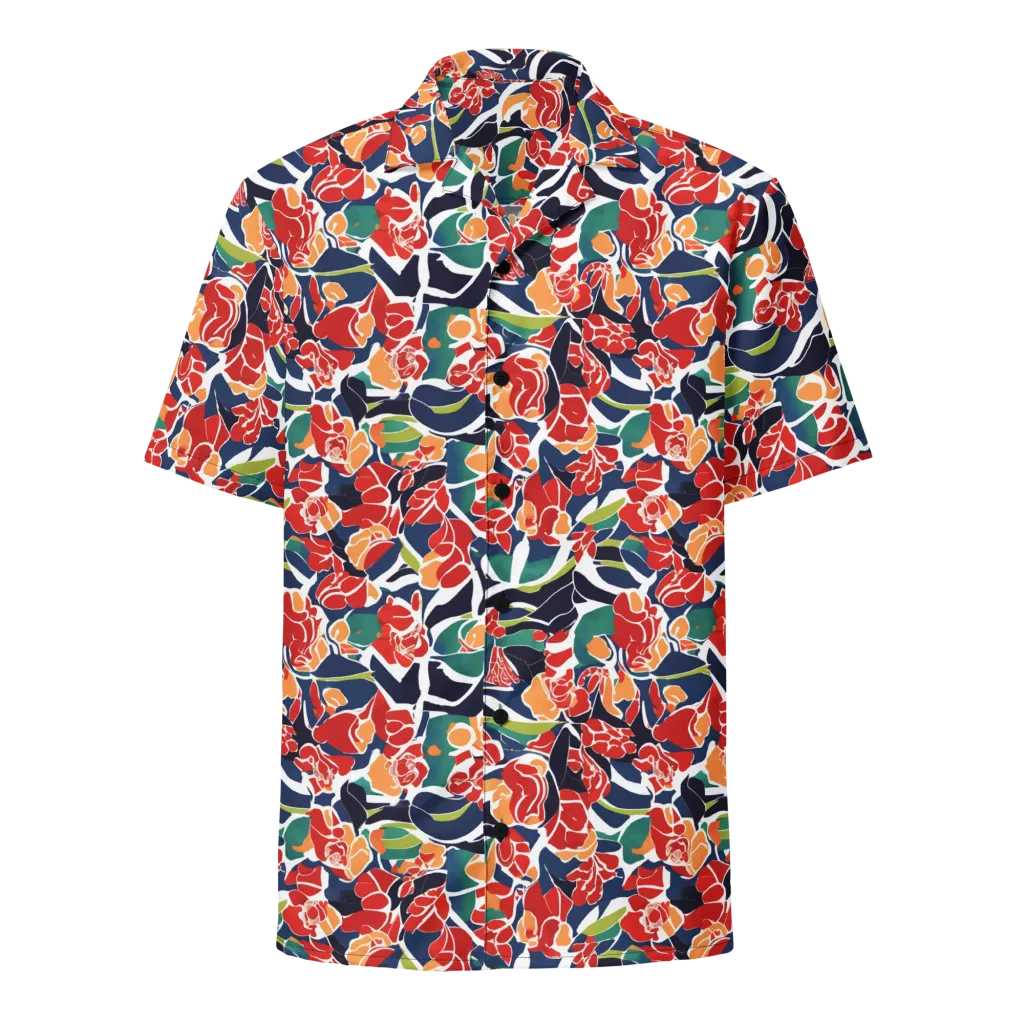 Midnight Garden on Button Shirt — Front