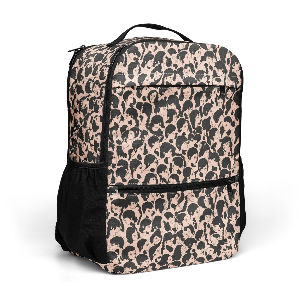 Many Faces on Utility Backpack — Right Front