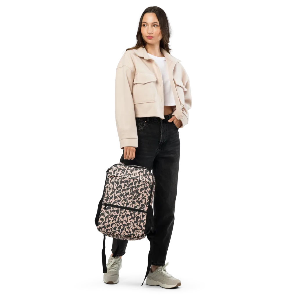 Many Faces on Utility Backpack — Front