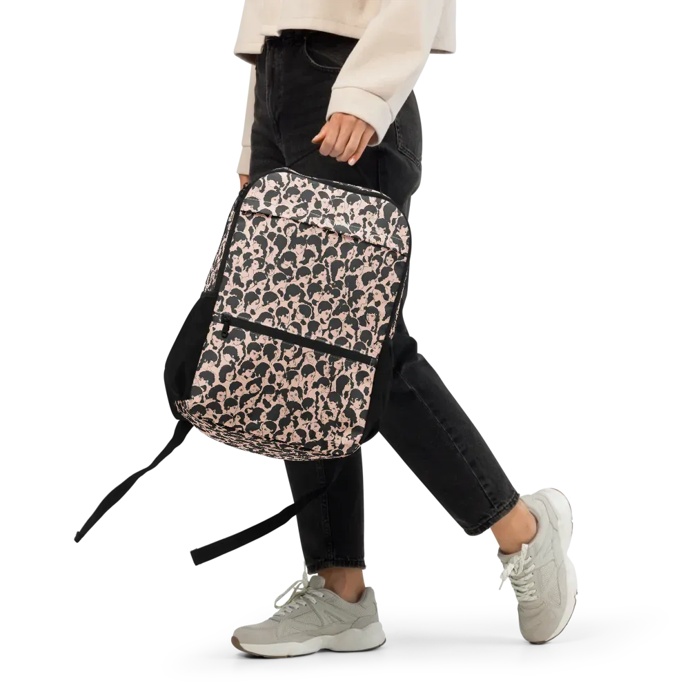 Many Faces on Utility Backpack — Front