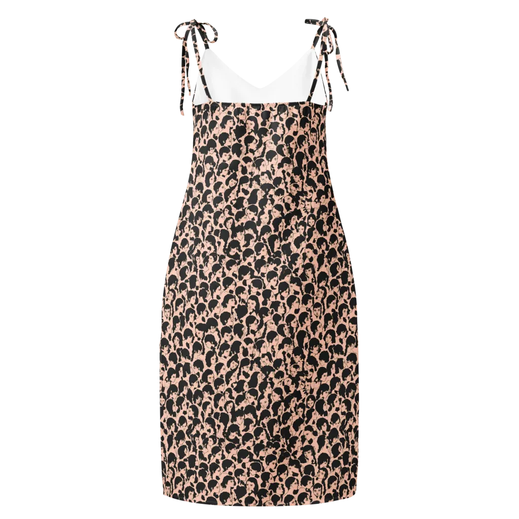 Many Faces on Slip Dress — Back