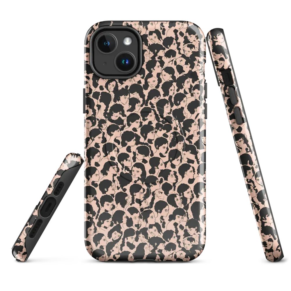 Many Faces on MagSafe Tough Case for iPhone® — Front