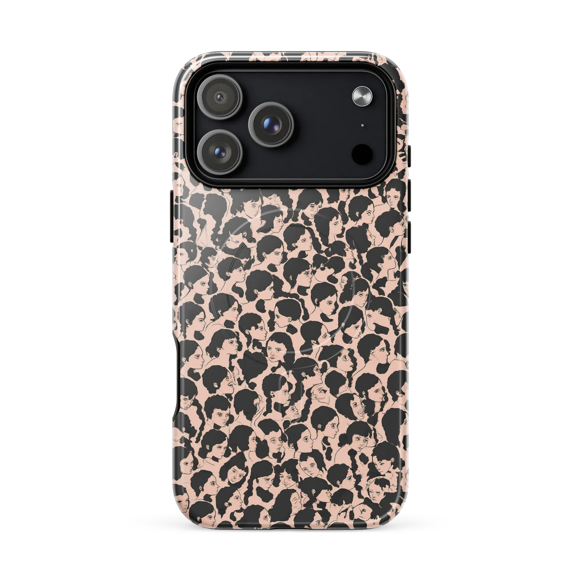 Many Faces on MagSafe Tough Case for iPhone® — Front