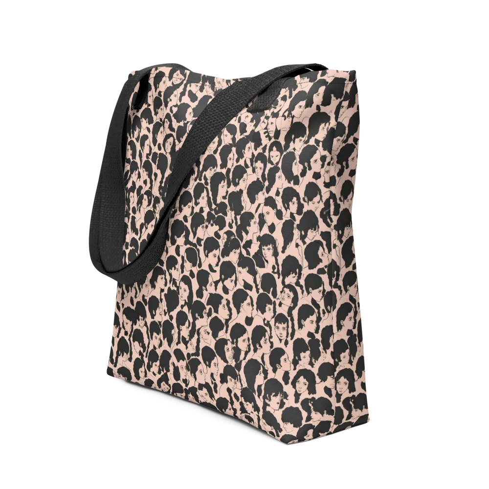 Many Faces on Tote Bag — Front