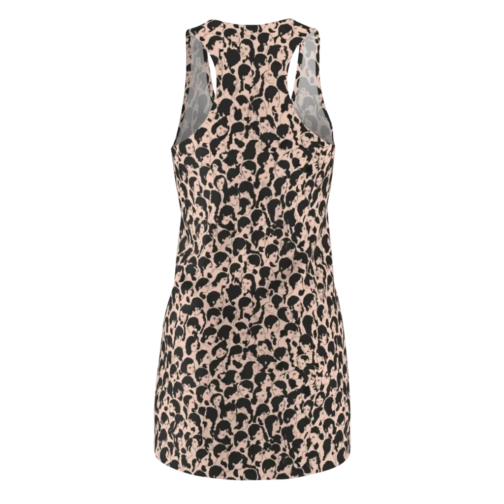 Many Faces on Racerback Dress — Back