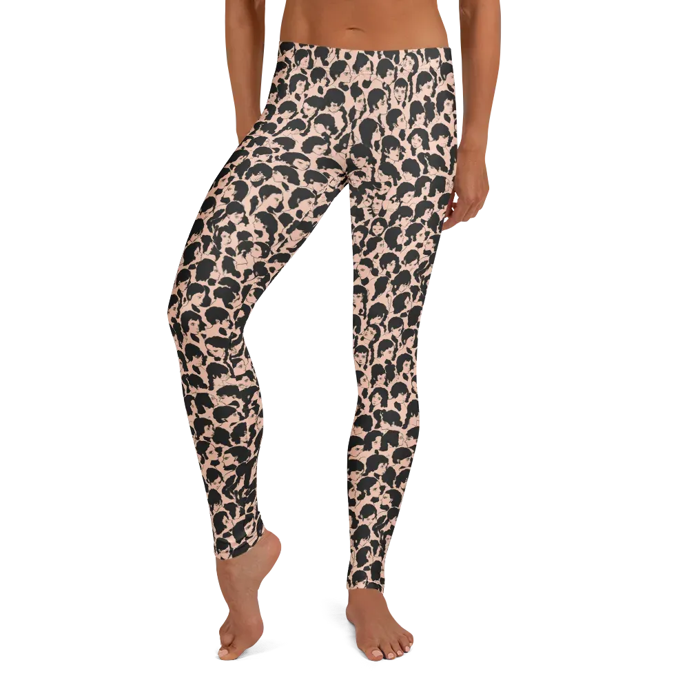 Many Faces on Leggings — Front