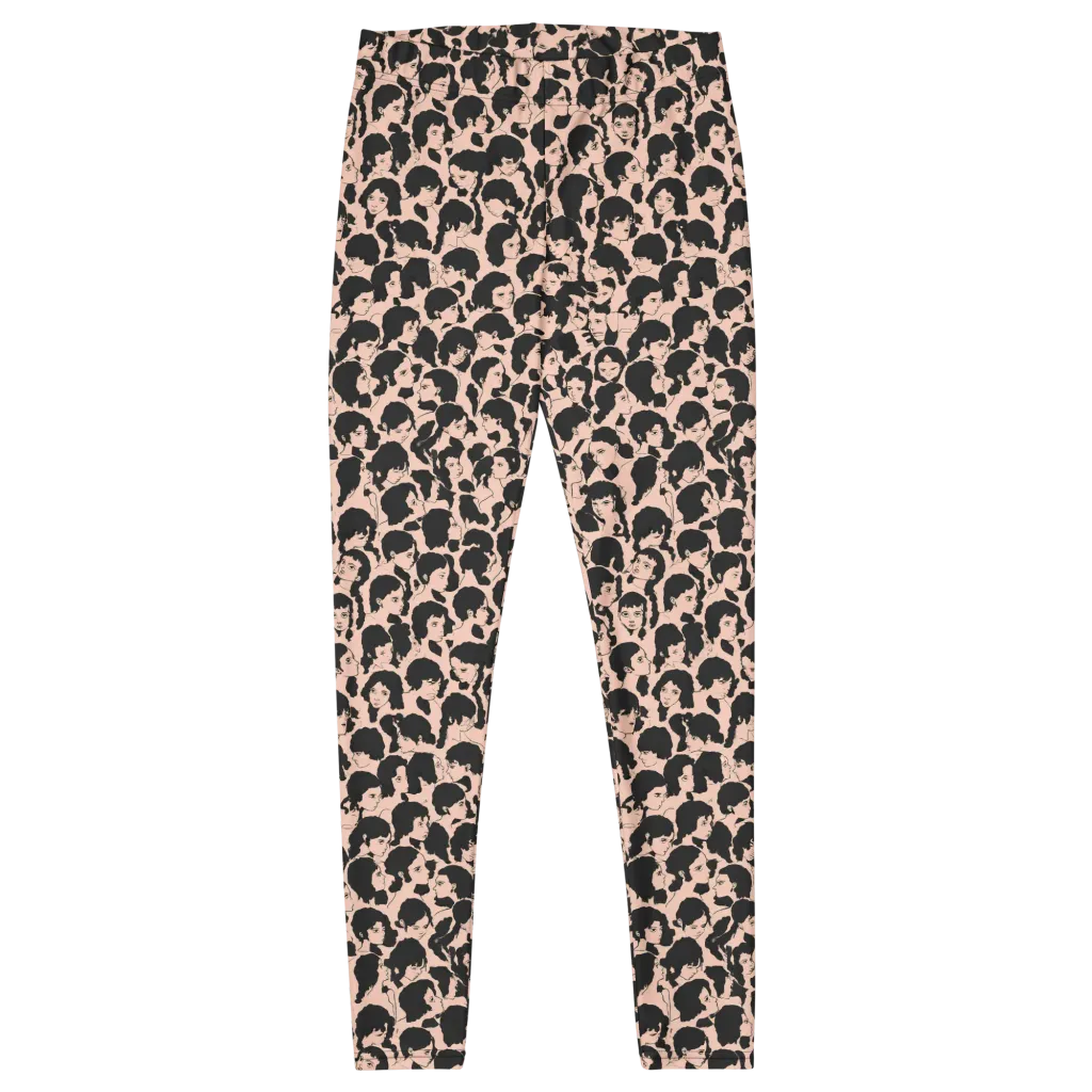 Many Faces on Leggings — Front