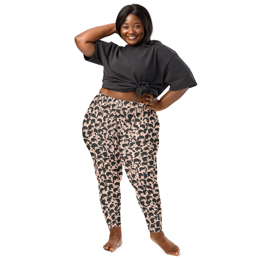 Many Faces on Leggings — Front