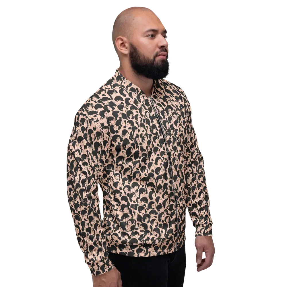 Many Faces on Bomber Jacket — Right