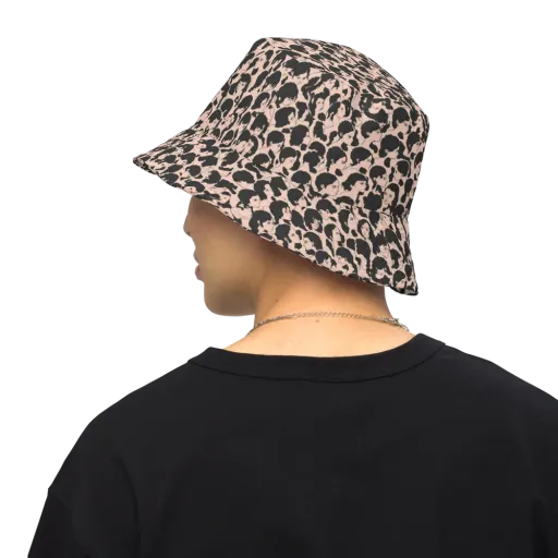 Many Faces on a Reversible Bucket Hat