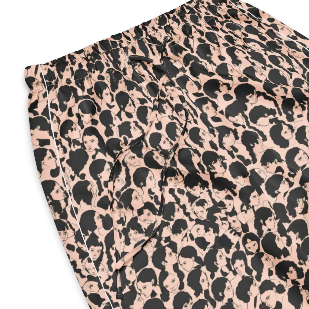 Many Faces on Women's Pajama Pants — Product details