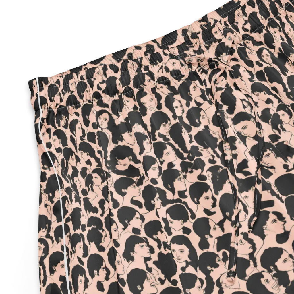 Many Faces on Women's Pajama Shorts — Product details