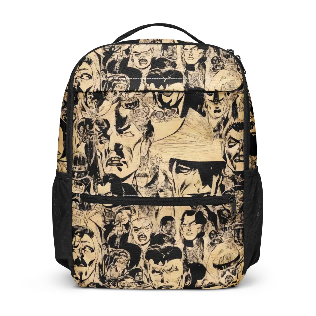 Ink Riot on Utility Backpack — Front