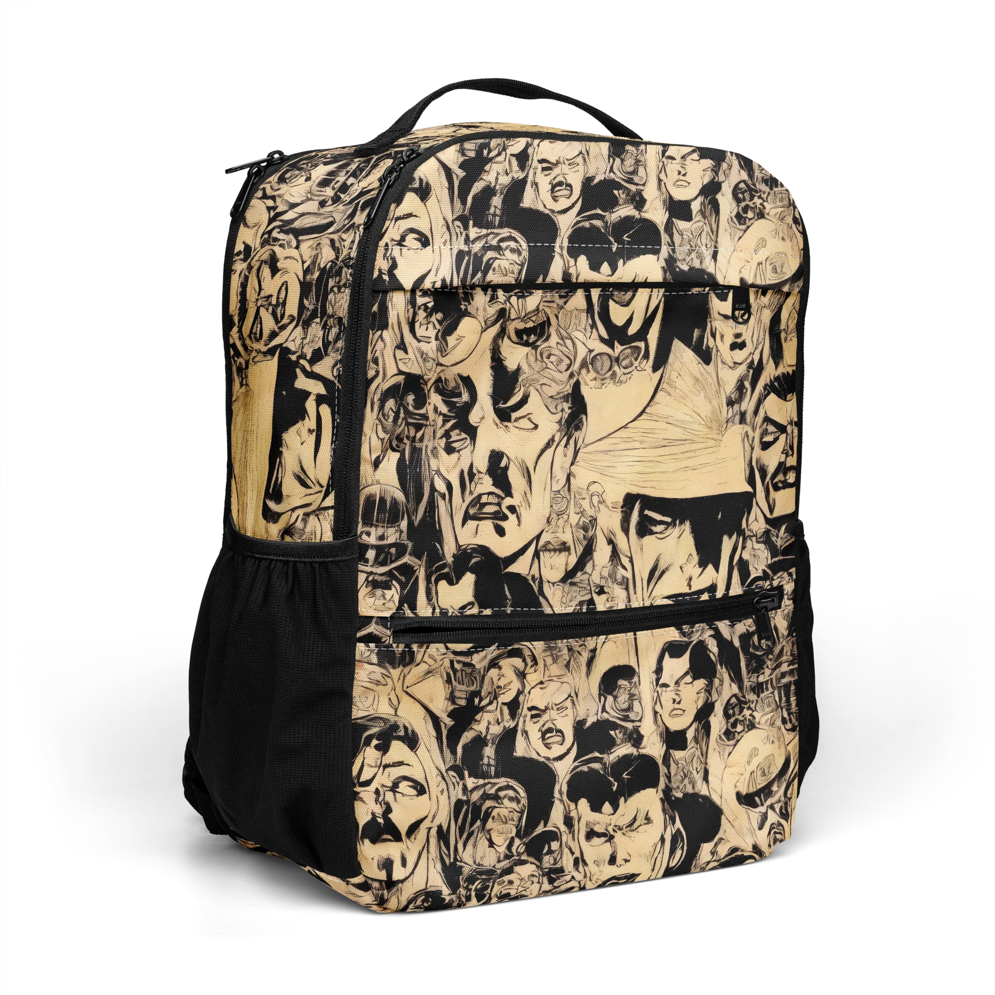 Ink Riot on Utility Backpack — Right Front