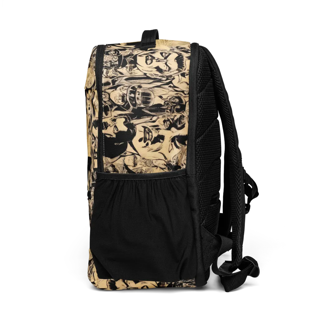 Ink Riot on Utility Backpack — Left