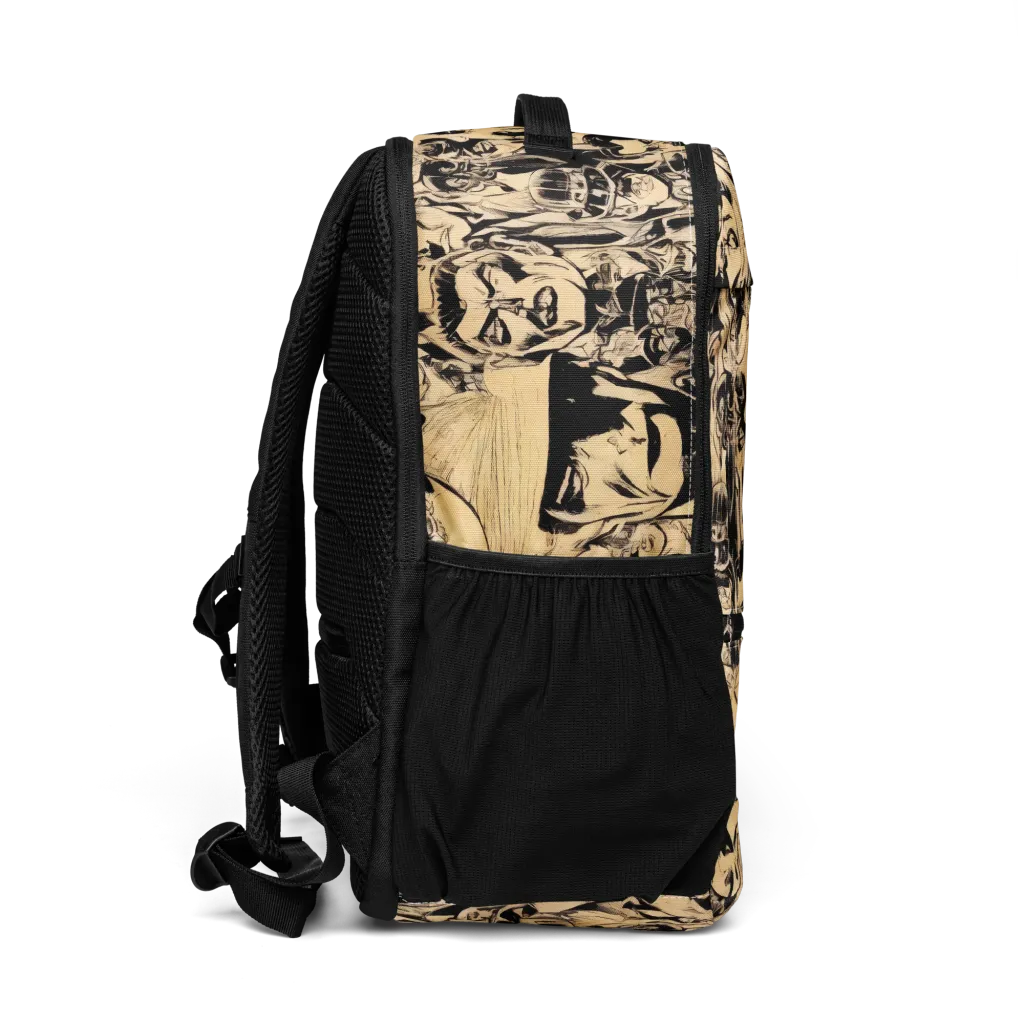 Ink Riot on Utility Backpack — Right