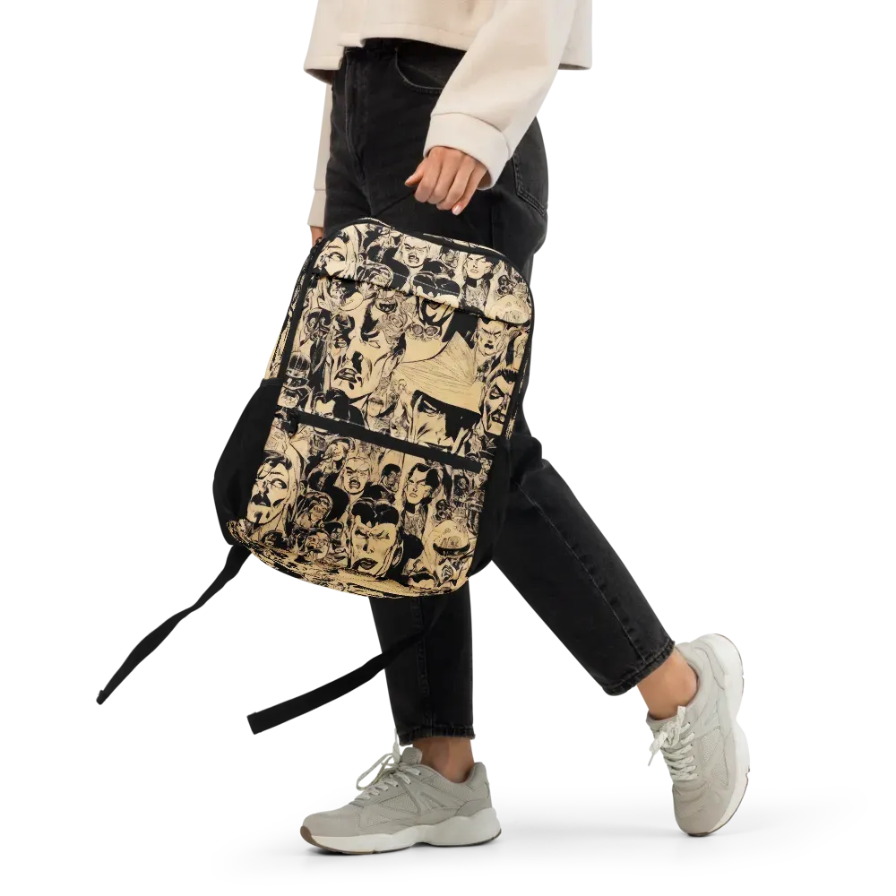 Ink Riot on Utility Backpack — Front