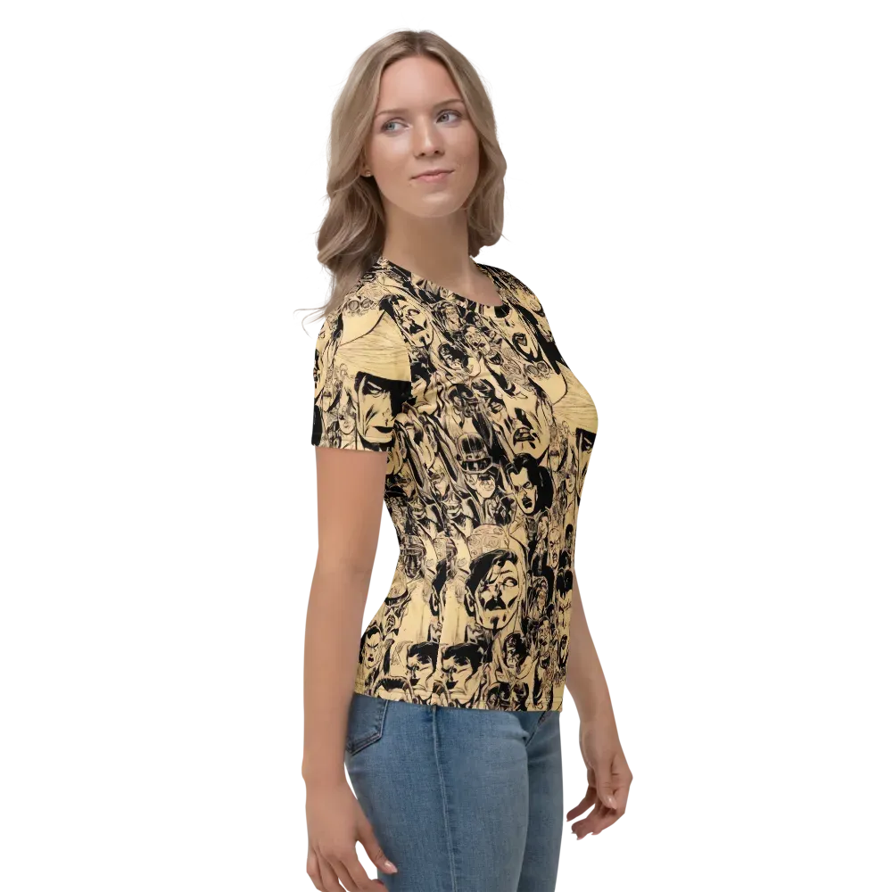 Ink Riot on Women's Crew Neck T-Shirt — Right