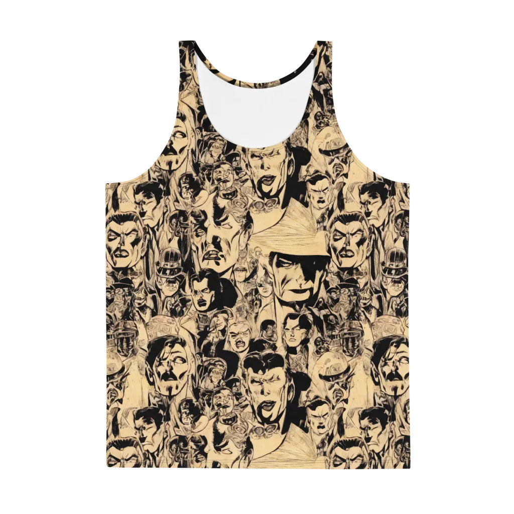 Ink Riot on Men's Tank Top — Front