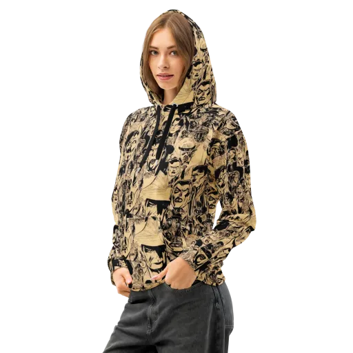 Ink Riot on a Cotton Hoodie