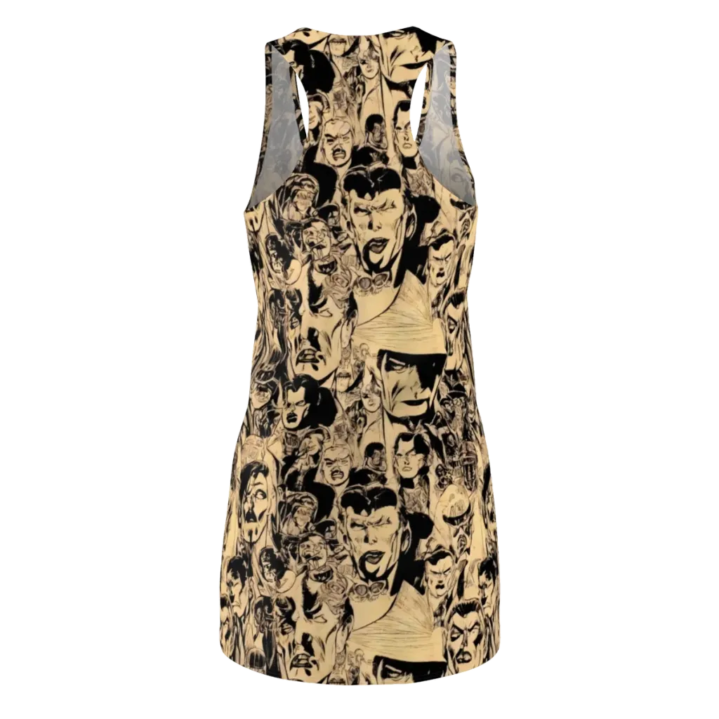 Ink Riot on Racerback Dress — Back