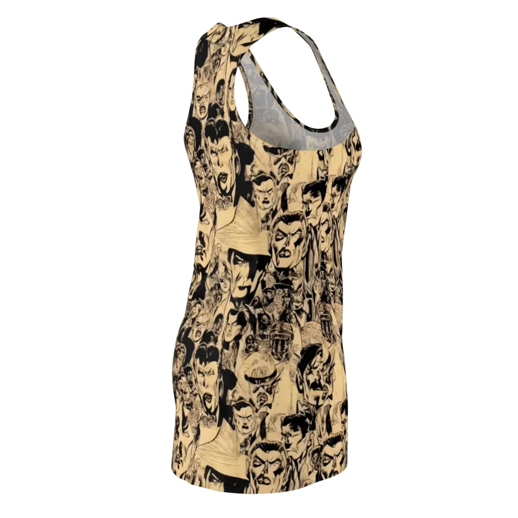 Ink Riot on Racerback Dress — Back Side