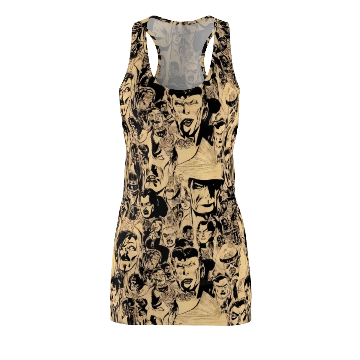Ink Riot on Racerback Dress — Front