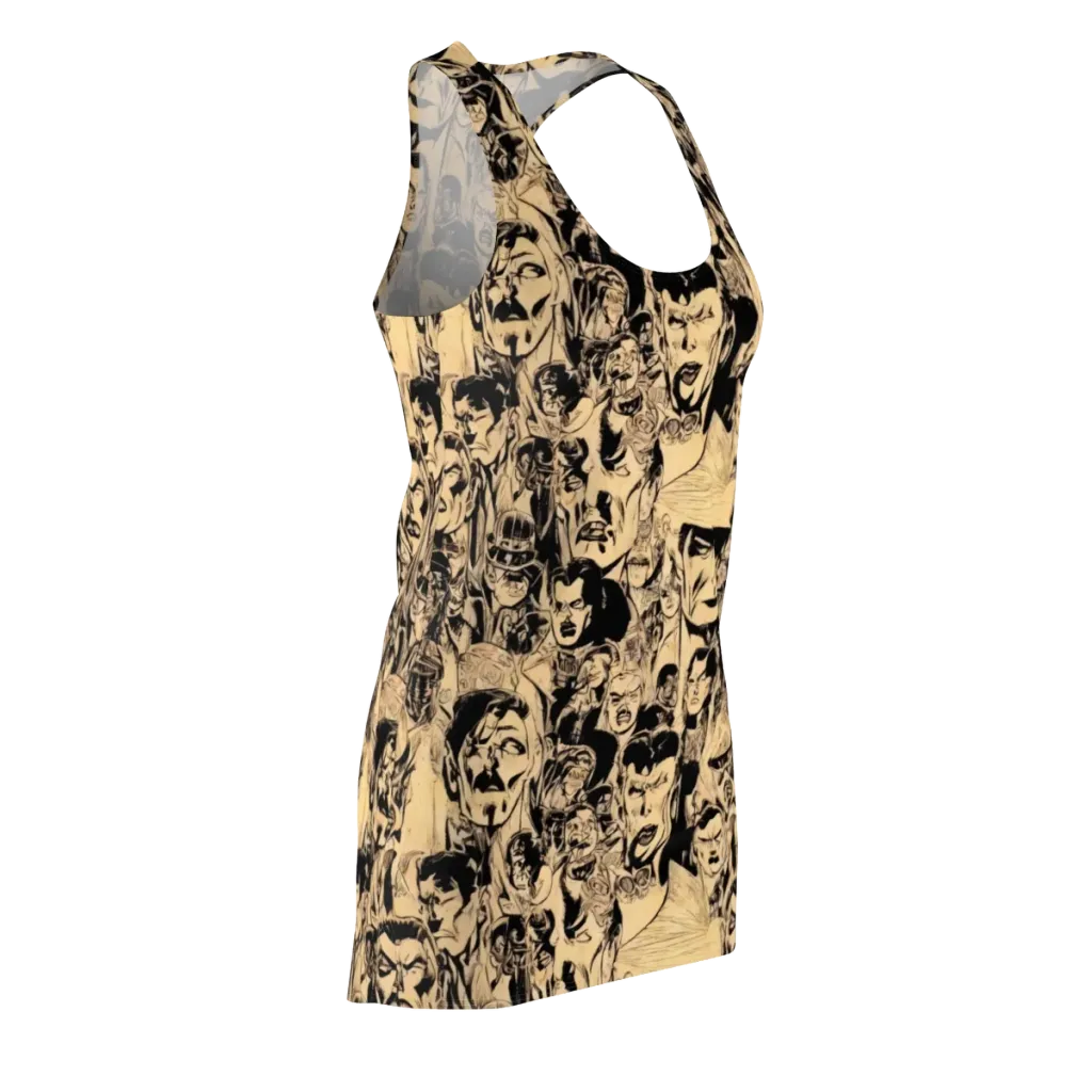 Ink Riot on Racerback Dress — Front Side