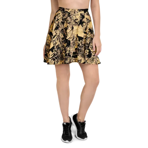Ink Riot on a Skater Skirt