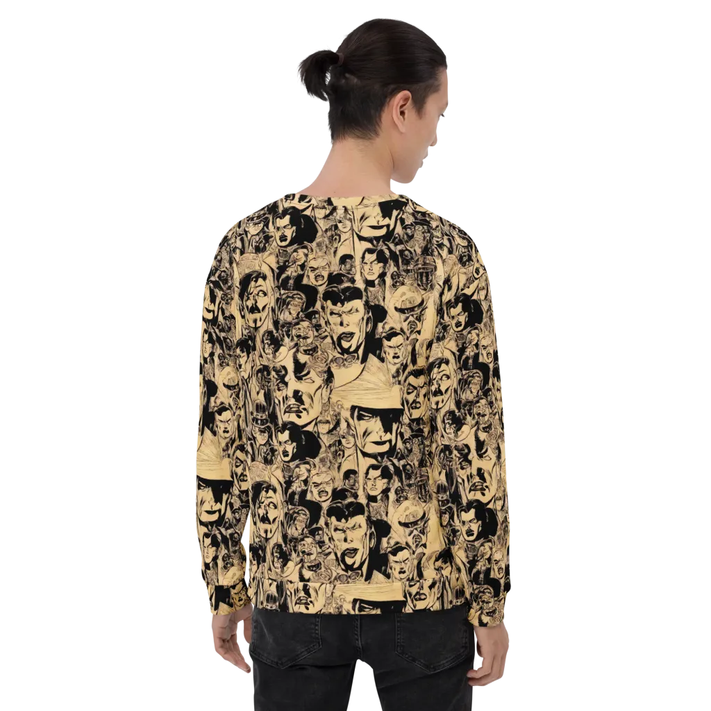 Ink Riot on Sweatshirt — Back