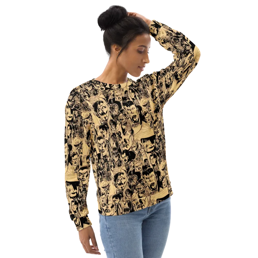 Ink Riot on Sweatshirt — Right Front