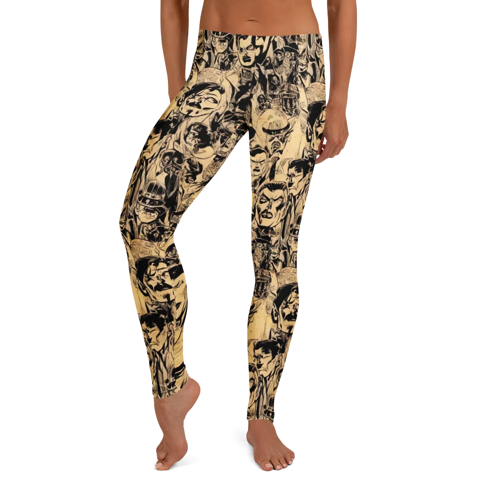 Ink Riot on Leggings — Front